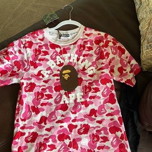 authentic bape long sleeve size small